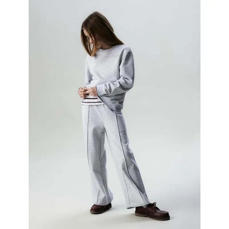 Name It Light Grey Melange Nkftilde Ls Nreg Sweat Top Unb Pb 2