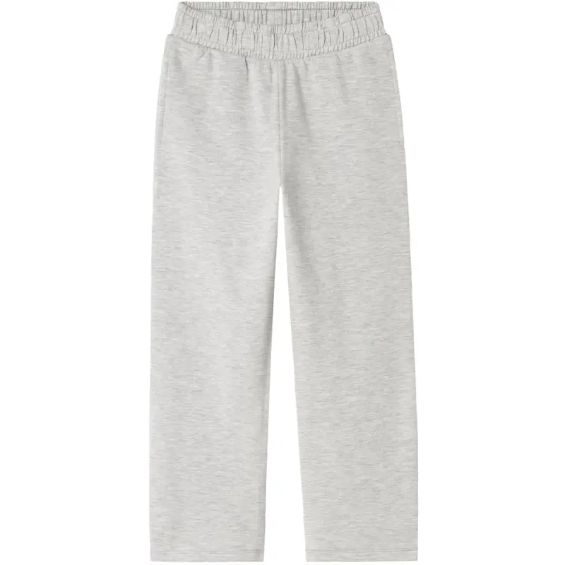 Name It Light Grey Melange Nkmmallo Straight Sweat Pants Bru Noos 1