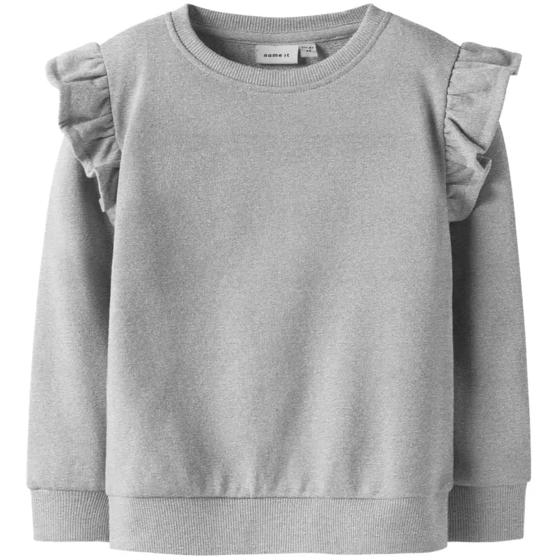 Name It Light Grey Melange Nmftilde Ls Nreg Swe Unb Pb 1