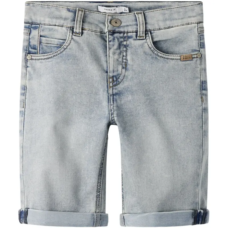 Name It Light Medium Blue Denim Nkmtheo Xsl Dnm L Shorts 6622-Cl Noos 1