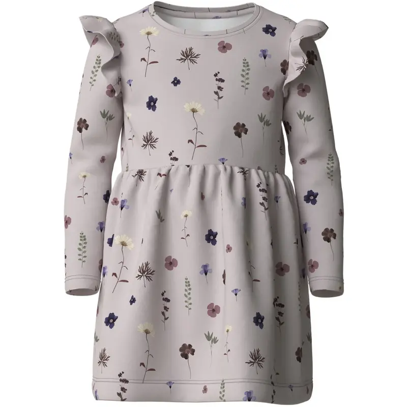 Name It Lilac Ash Nmffilulu Ls Dress 1