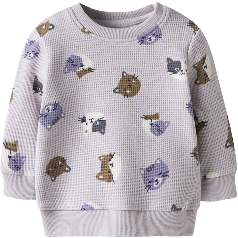 Name It Lilac Marble Nbftammie Ls O-Neck 1