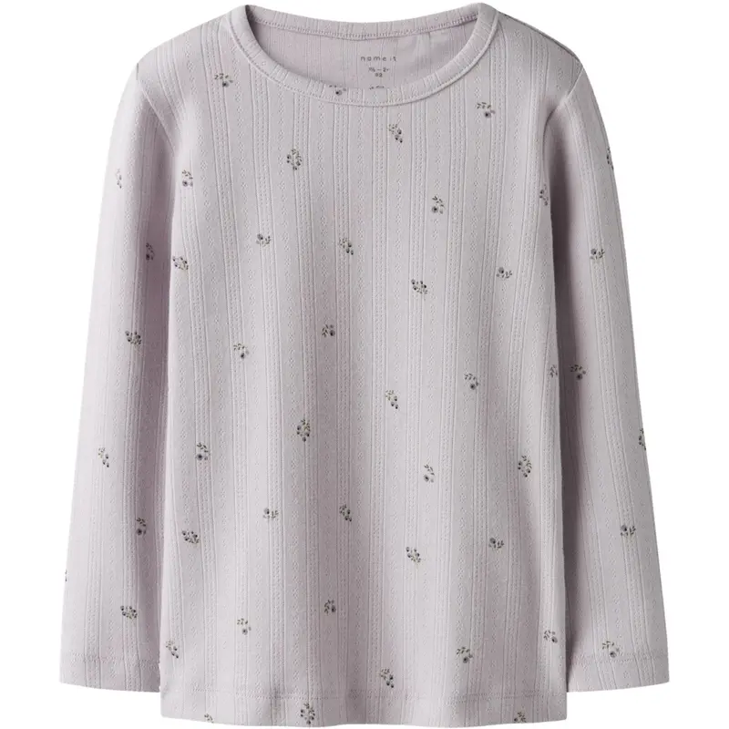 Name It Lilac Marble Nmfberries Ls Slim Top 1