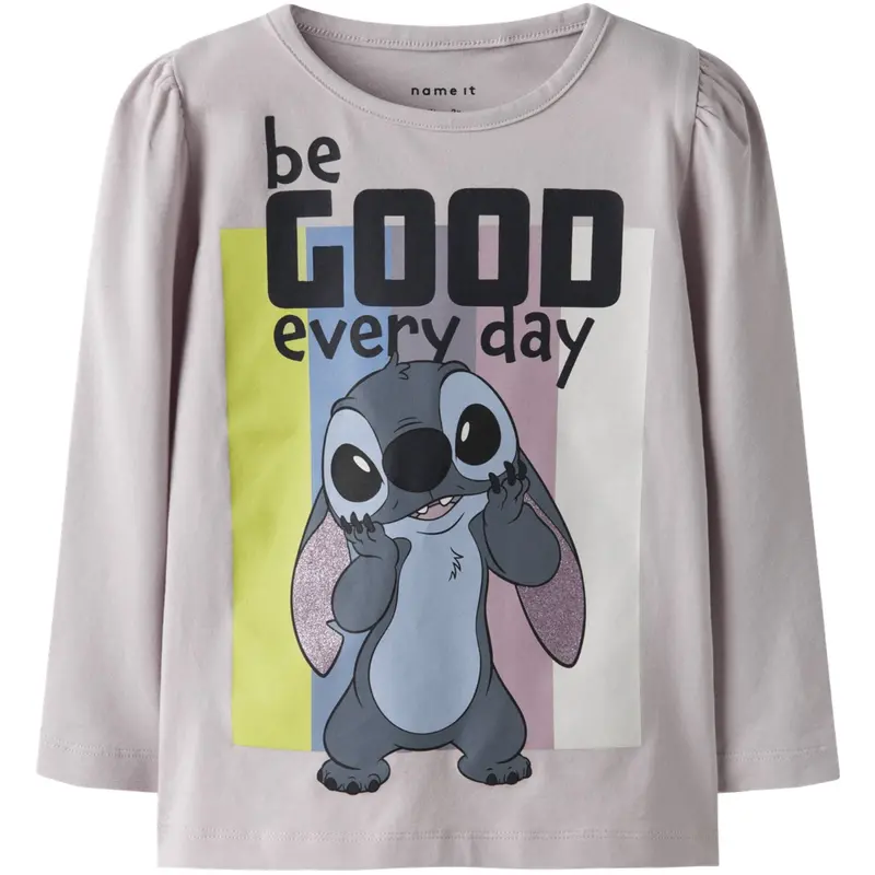 Name It Lilac Marble Nmfdiana Stitch Ls Top Box Noos Wdi 1