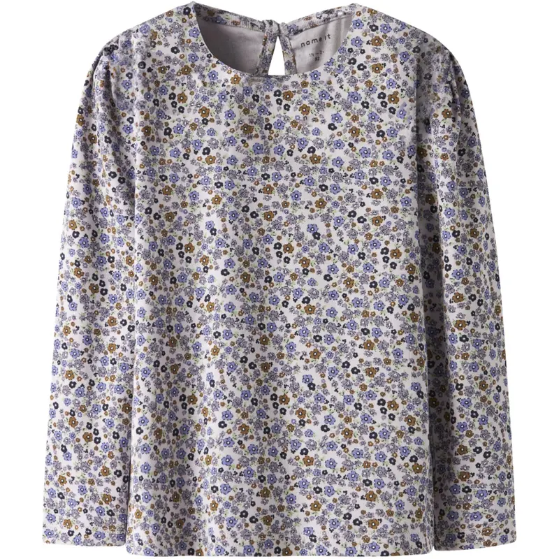 Name It Lilac Marble Nmftuline Ls Slim Top 1