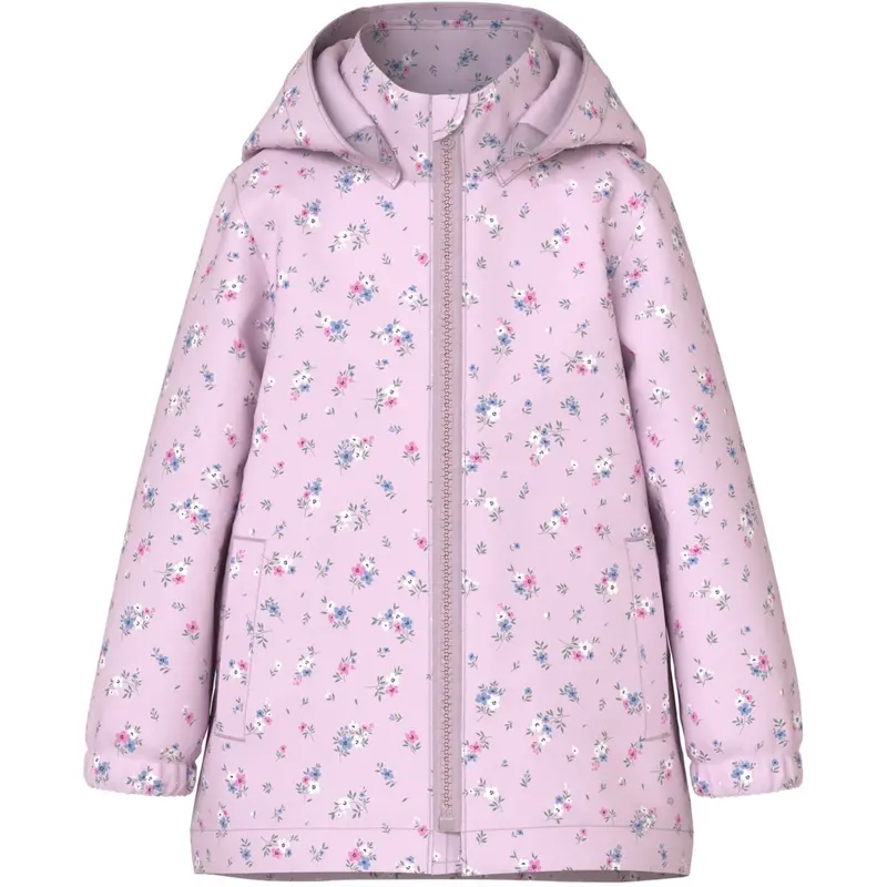 Name It Lilac Snow 4 Floral Patchwork Nmfmaxi Jacket Li Aop Noos 1