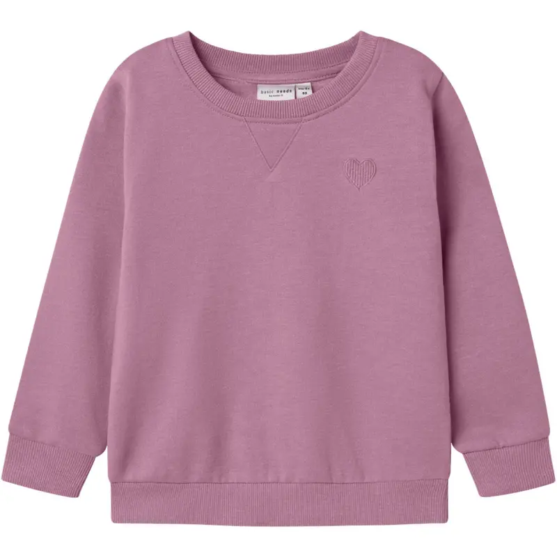 Name It Mauve Orchid Nmfvima Ls Sweat Bru Noos 1
