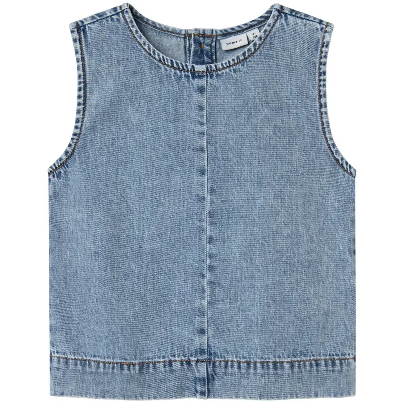 Name It Medium Blue Denim Amelia Denim Top 1