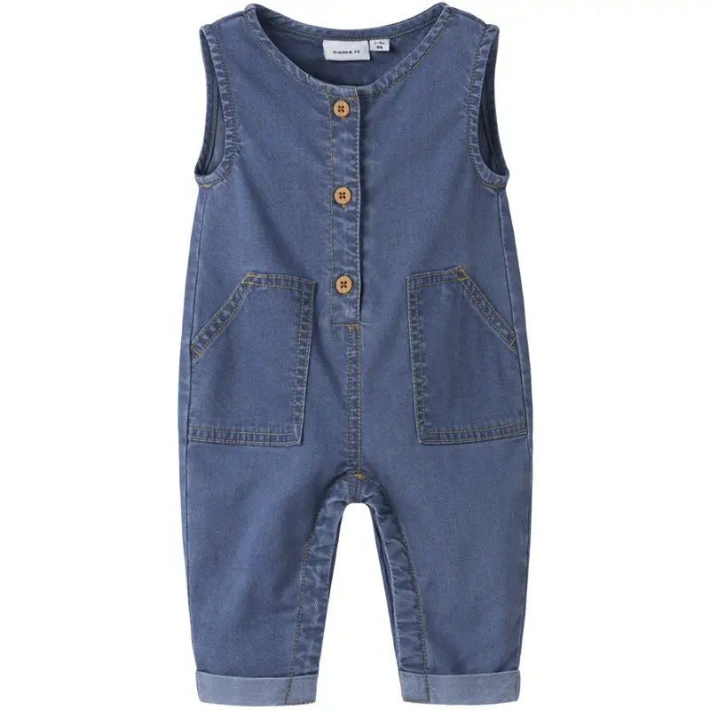 Name It Medium Blue Denim Nbmeddie Bag Dnm Overall 1103-Yb F 1