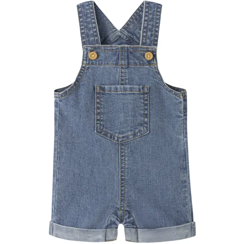 Name It Medium Blue Denim Nbmlou Dnm Shorts Overall 3400-Li H 1