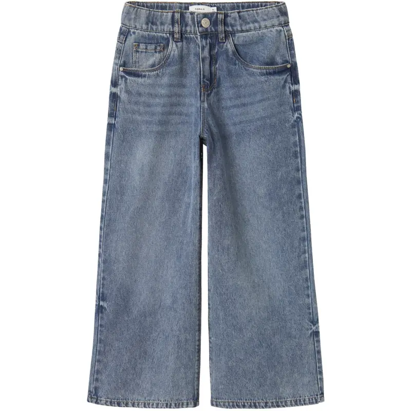 Name It Medium Blue Denim Nkfbella Skater Xwide Jeans 3111-Za Noos 1
