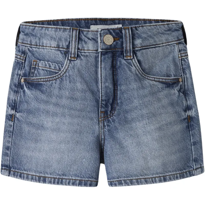 Name It Medium Blue Denim Nkfrose Mom Dnm Shorts 1141-Mj Noos 1