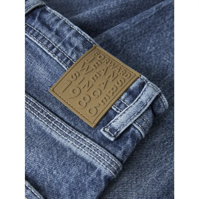Name It Medium Blue Denim Nkmryan Straight Jeans 8050-Az Noos 4