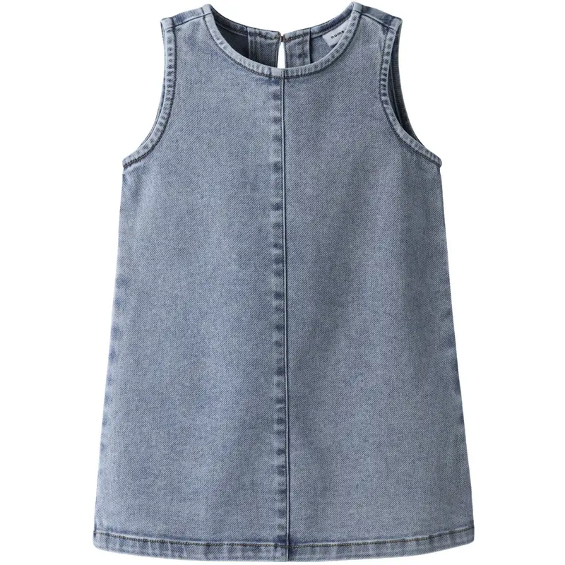 Name It Medium Blue Denim Nmfamelia Sl Dnm Dress 2188-Gy T 1