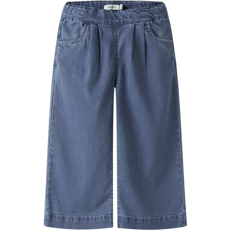 Name It Medium Blue Denim Nmfbella Wide Pull Up Jeans 2533-Yb T 1