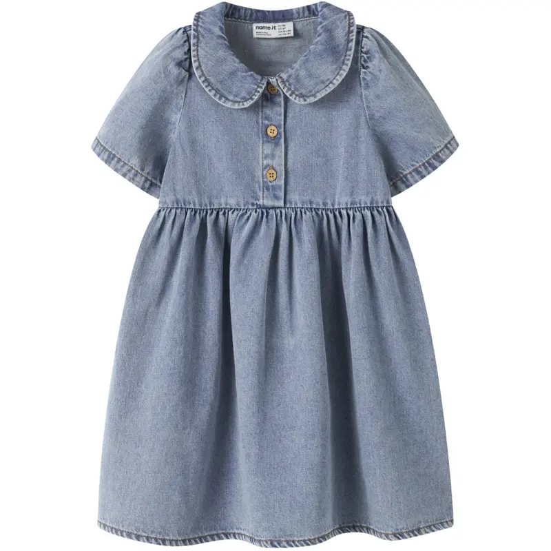 Name It Medium Blue Denim Nmfpoppy Dnm Dress 5011-Ov H 1