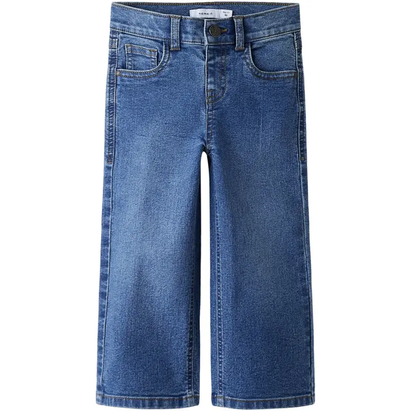 Name It Medium Blue Denim Nmfrose Wide Jeans 1061-Dt Tb 1