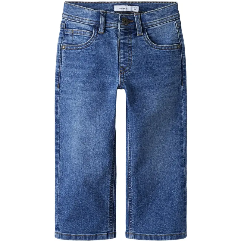 Name It Medium Blue Denim Nmmryan Straight Jeans 1061-Dt Tb 1
