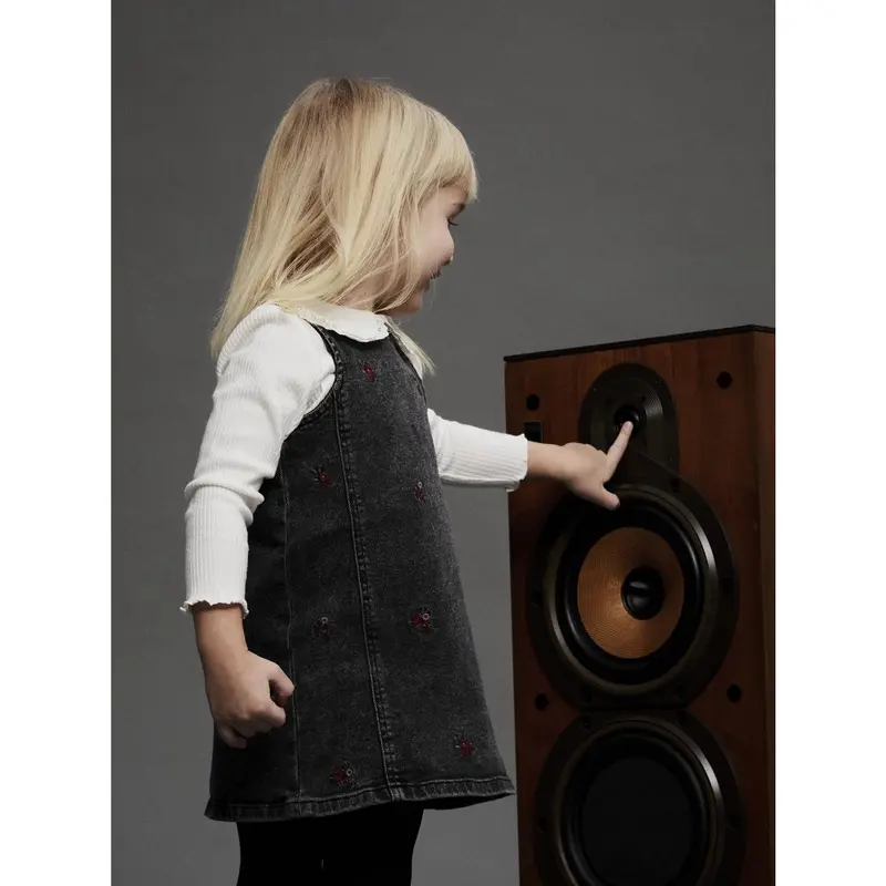 Name It Medium Grey Denim Flower Emb Nmfbrynn Emb Dnm Spencer 2006-Fr R 3