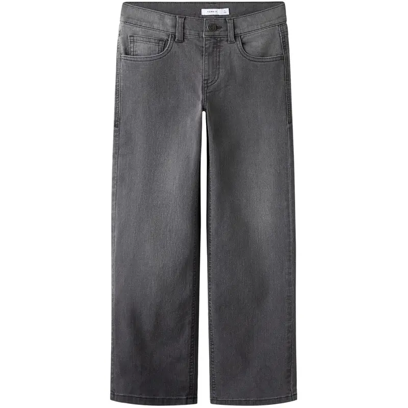 Name It Medium Grey Denim Nkfrose Wide Jeans 1061-Dt Tb 1