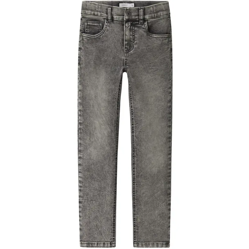 Name It Medium Grey Denim Washed Nkmtheo Xslim Swe Jeans 3113-Th Noos 1