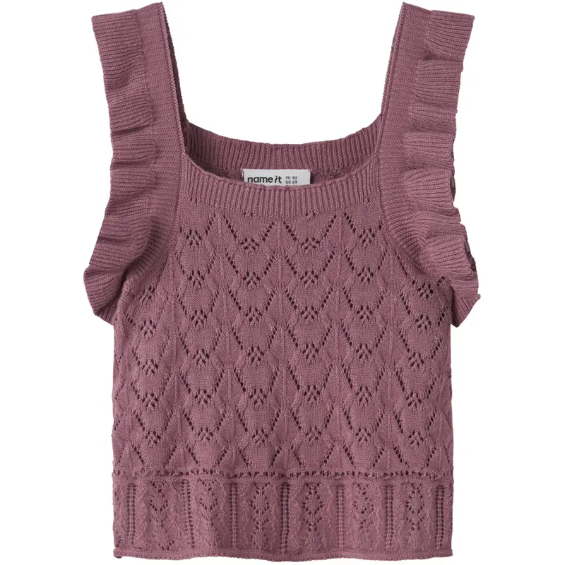 Name It Mesa Rose Nmfholga Sl Knit Top 1