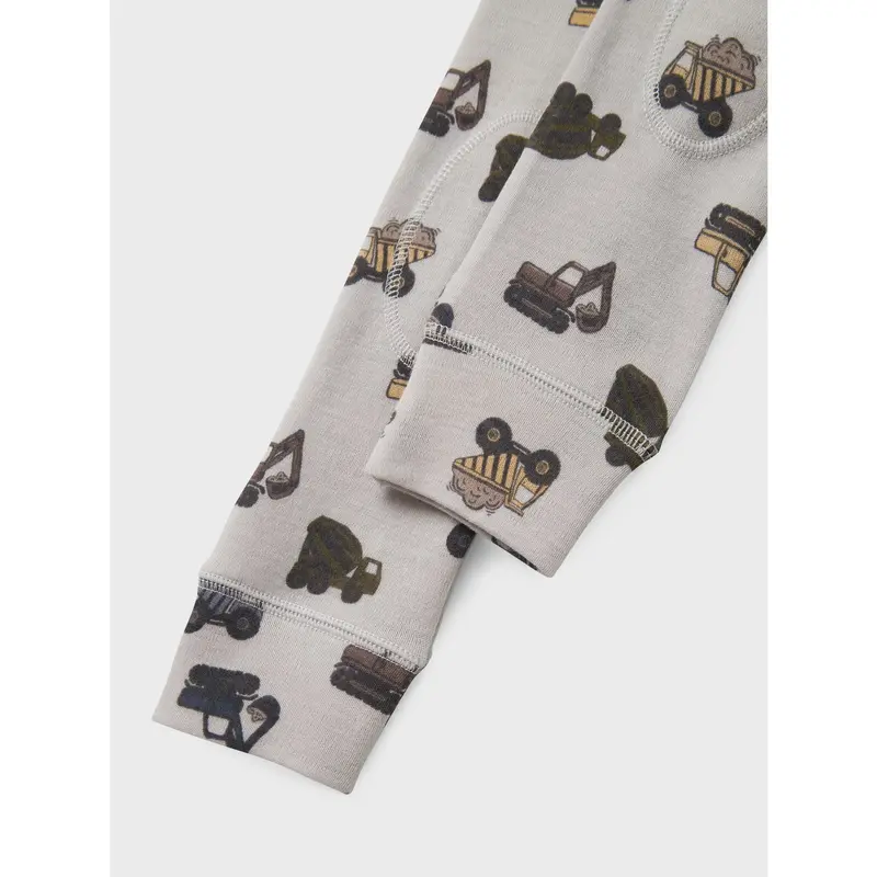 Name It Micro Chip Working Machines Nmmwillow Wool Long Johns 2