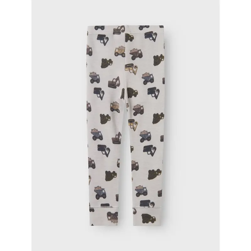 Name It Micro Chip Working Machines Nmmwillow Wool Long Johns 3