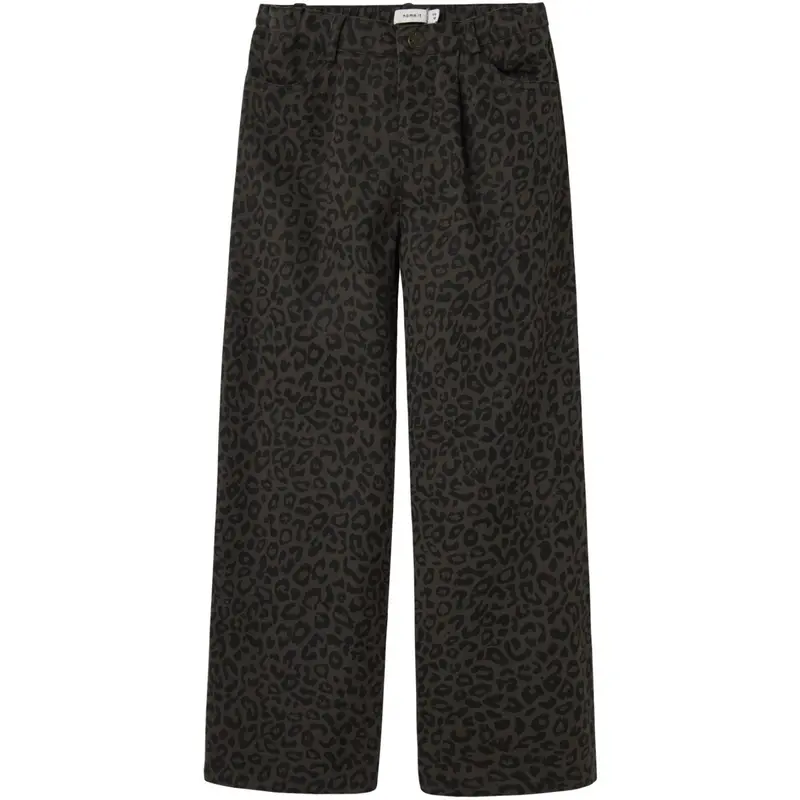 Name It Mockingbird Leo Bella Wide Leo Twill Pants 1