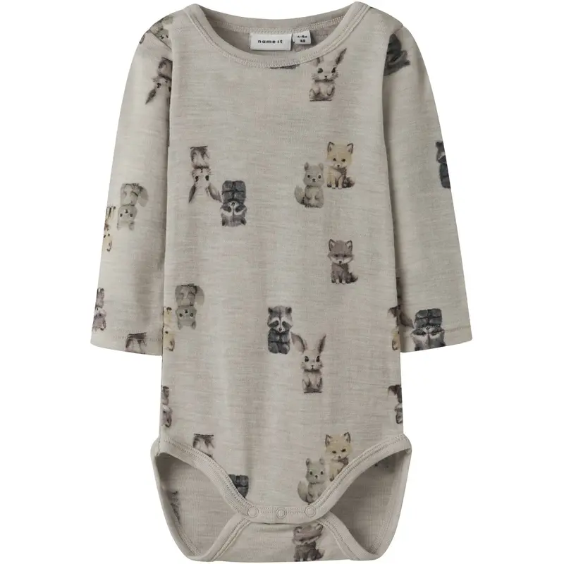 Name It Nacreous Cloud Forest Animals Nbmwang Wool Rib Ls Body Aop 1