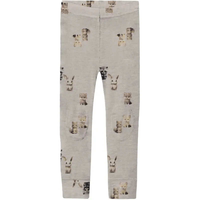 Name It Nacreous Cloud Forest Animals Nmmwang Wool Rib Long Johns Aop 1