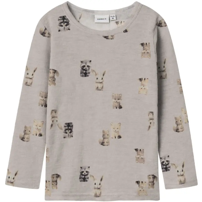 Name It Nacreous Cloud Forest Animals Nmmwang Wool Rib Ls Top Aop 1