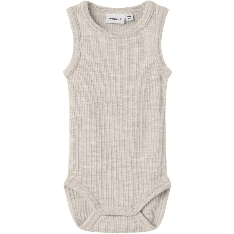 Name It Nacreous Cloud Nbnwax Wool Rib Tank Body 1
