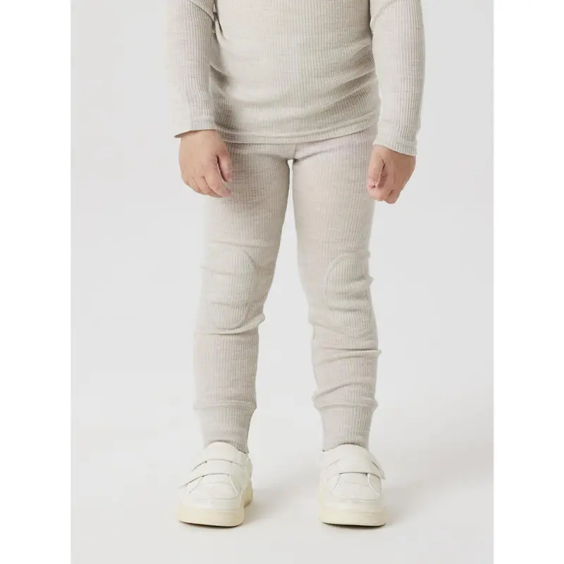 Name It Nacreous Cloud Nmnwax Wool Rib Leggings Noos 3