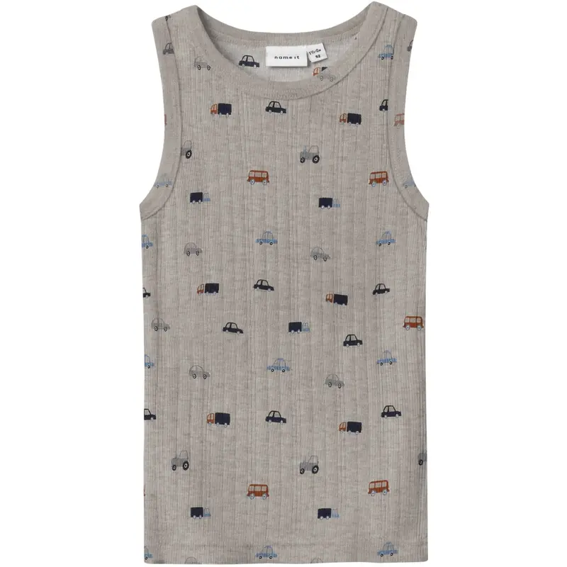 Name It Nacreous Cloud Small Cars Nmmwang Wool Needle Tank Top 1