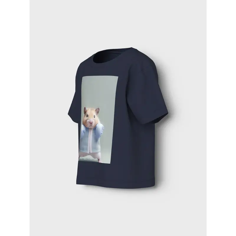 Name It Navy Blazer Boxing Hamster Nmmvoto Ss Nreg Top 2