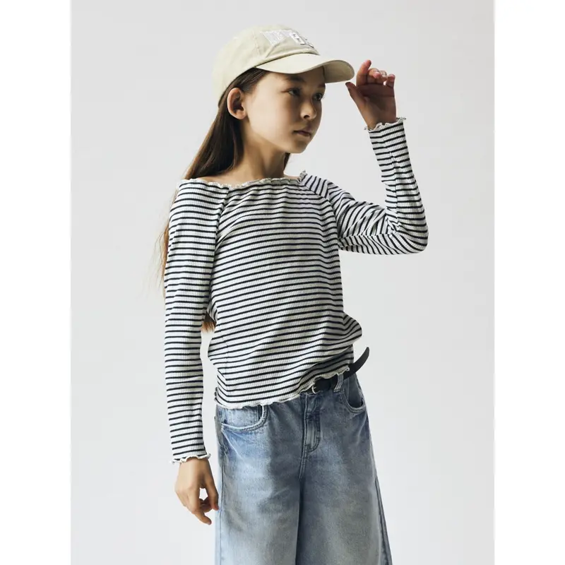 Name It Navy Blazer Bright White Nkfforta Ls Slim Top 3