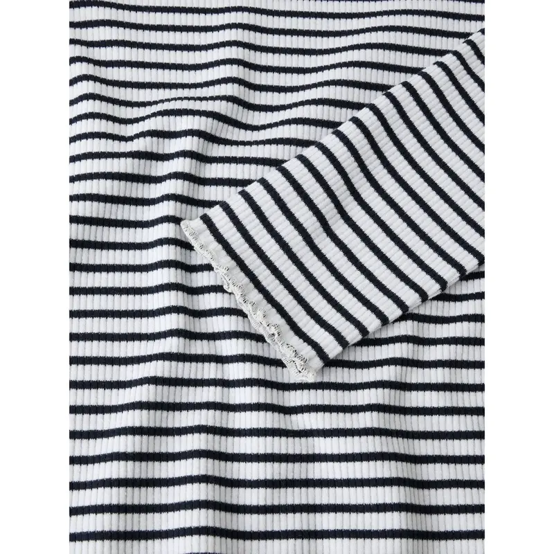 Name It Navy Blazer Bright White Nkfforta Ls Slim Top 4