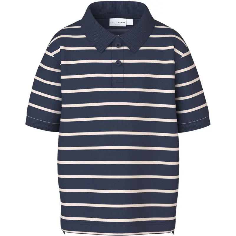 Name It Navy Blazer Chateau Gray Nmmvolo Ss Nreg Polo 1