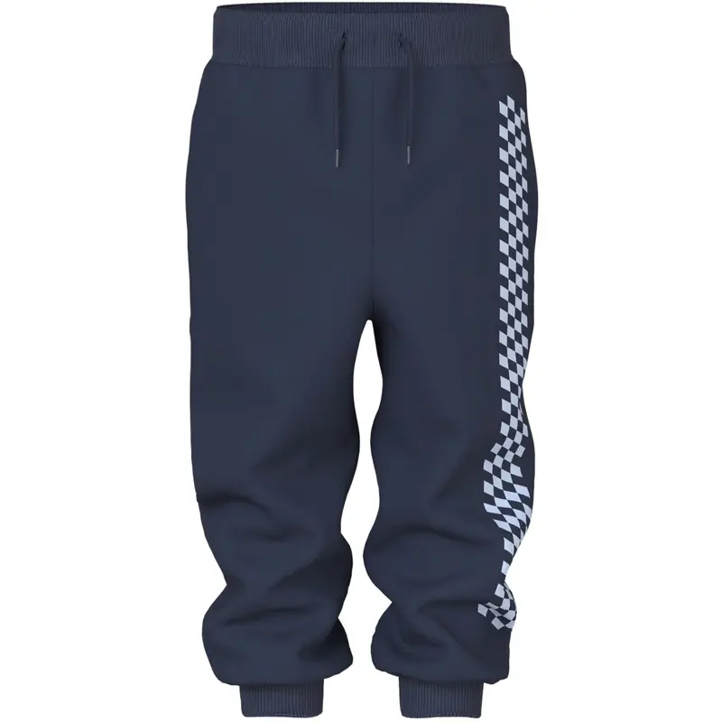 Name It Navy Blazer Check Flag Nmmvoltinus Nreg Swe Pants Bru 1