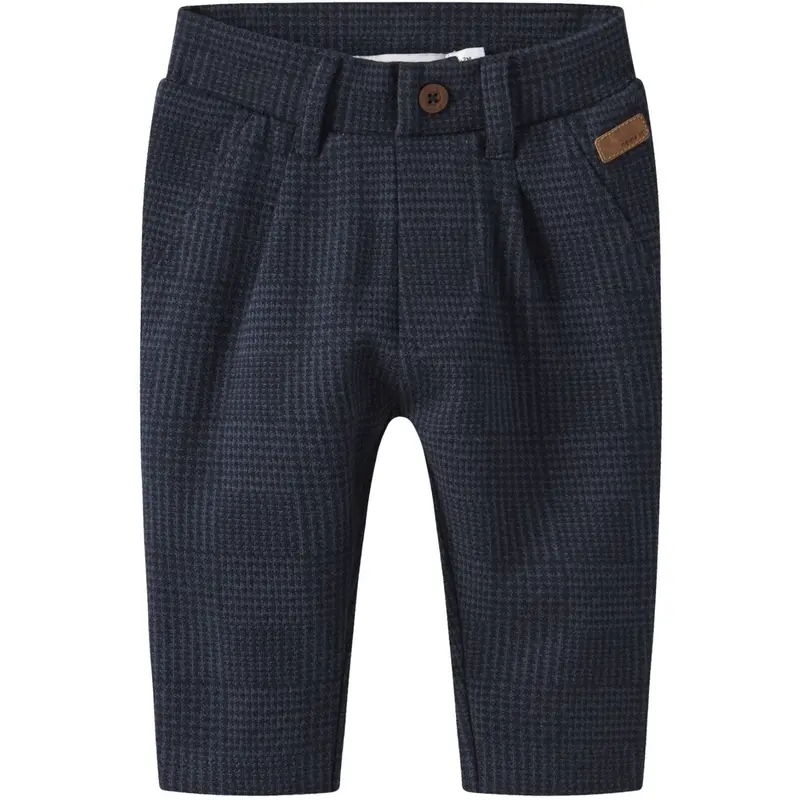 Name It Navy Blazer Check Nbmrobino Pants 1