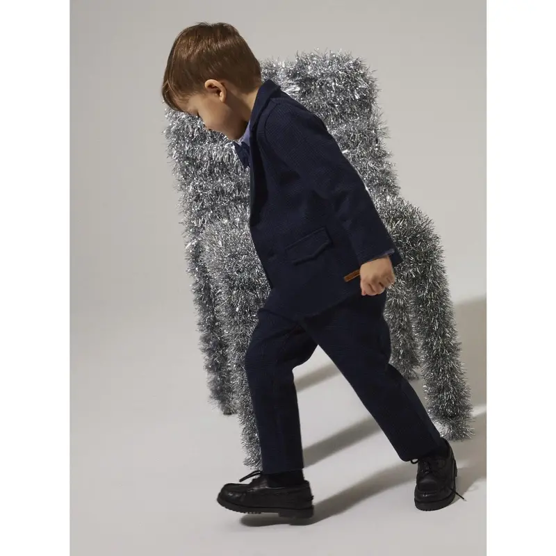 Name It Navy Blazer Check Nmmrobino Sweat Blazer Unb 4