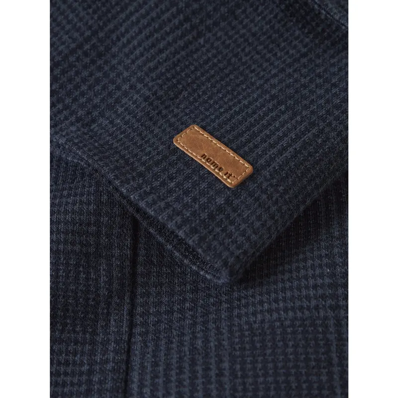 Name It Navy Blazer Check Nmmrobino Sweat Blazer Unb 5