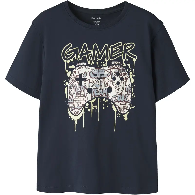 Name It Navy Blazer Gamer Nkmvictor Ss Nreg Top 1
