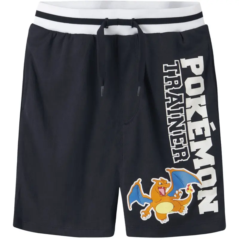 Name It Navy Blazer Nkmmoris Pokemon Nreg Poly Shorts Sky 1
