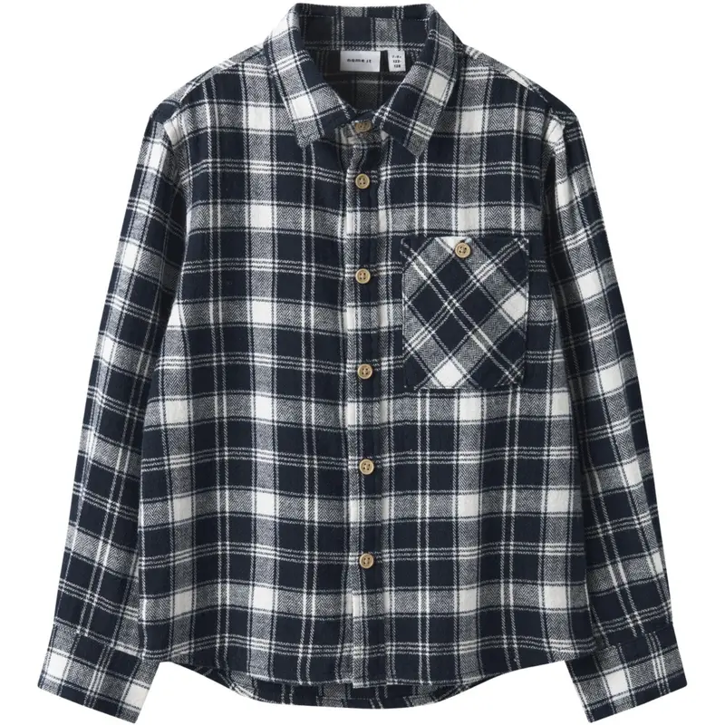 Name It Navy Blazer Nkmsunda Ls Nreg Shirt 1