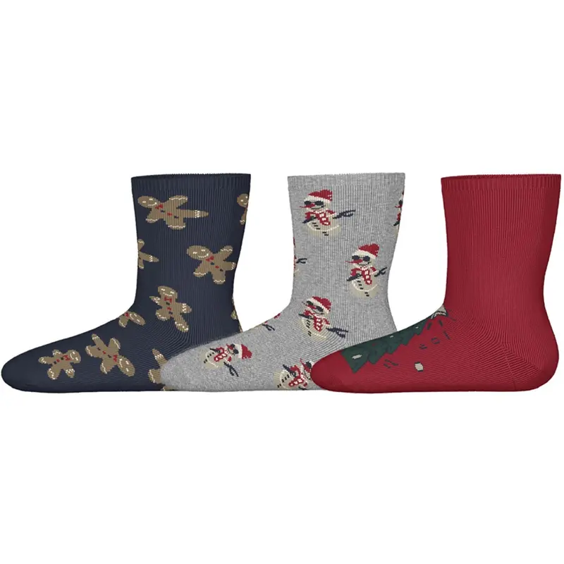 Name It Navy Blazer Nknrichristmas 3P Socks 1