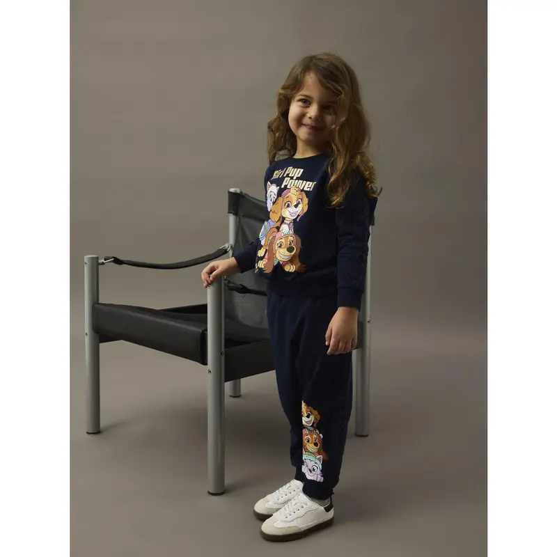 Name It Navy Blazer Nmfnaba Paw Sweat Bru Cplg 2