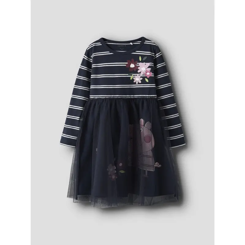 Name It Navy Blazer Nmforini Peppa Ls Tulle Dress Cplg 4