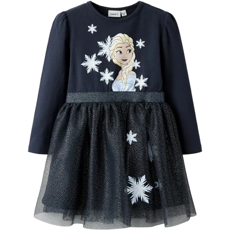 Name It Navy Blazer Nmfosimi Frozen Ls Tulle Dress Wdi 1